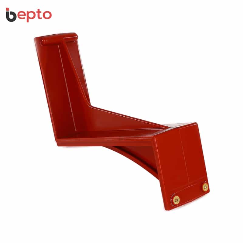 40.5KV บล็อกมุม ZB40.5-001 - ส่วนประกอบฉนวนสวิตช์เกียร์ KYN61 ความยาว 184 มม.