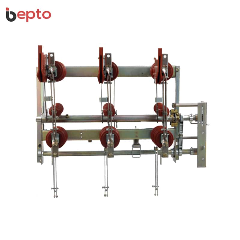 FN7-24D の負荷壊れ目スイッチ 24kV 630A -ばねのメカニズム LBS のヒューズ箱 50kA ピーク 900A 壊れること