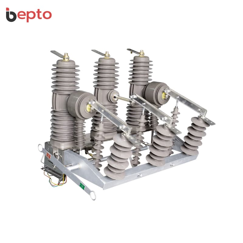 ZW32-24 Outdoor Vacuum Circuit Breaker 24kV VCB 3150A - Smart Recloser Controller Fault Isolation Distribution Automation