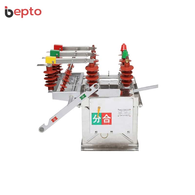 ZW8-12 Outdoor 12kV MV Vacuum Circuit Breaker 630A - Permanent Magnet Mechanism Epoxy Resin Solid Insulation 10000 Mechanical Life Maintenance-Free