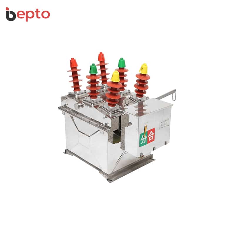 ZW8-12 Outdoor 12kV MV Vacuum Circuit Breaker 630A - Permanent Magnet Mechanism Epoxy Resin Solid Insulation 10000 Mechanical Life Maintenance-Free