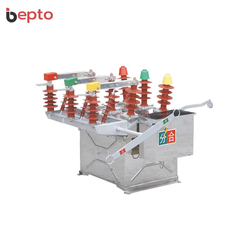 ZW8-12 Outdoor 12kV MV Vacuum Circuit Breaker 630A - Permanent Magnet Mechanism Epoxy Resin Solid Insulation 10000 Mechanical Life Maintenance-Free