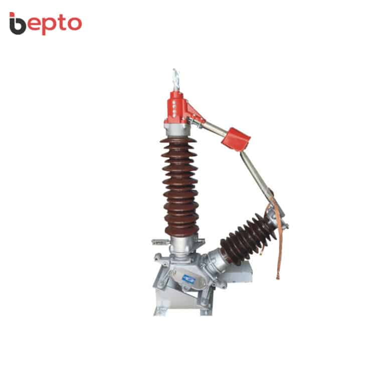 GW13 Outdoor Neutral Disconnecting Switch 40.5-126kV 630A - 50° Pillar Insulator Intersection 25° Tilted Bracket CS17G Manual CJ6 Electric Mechanism