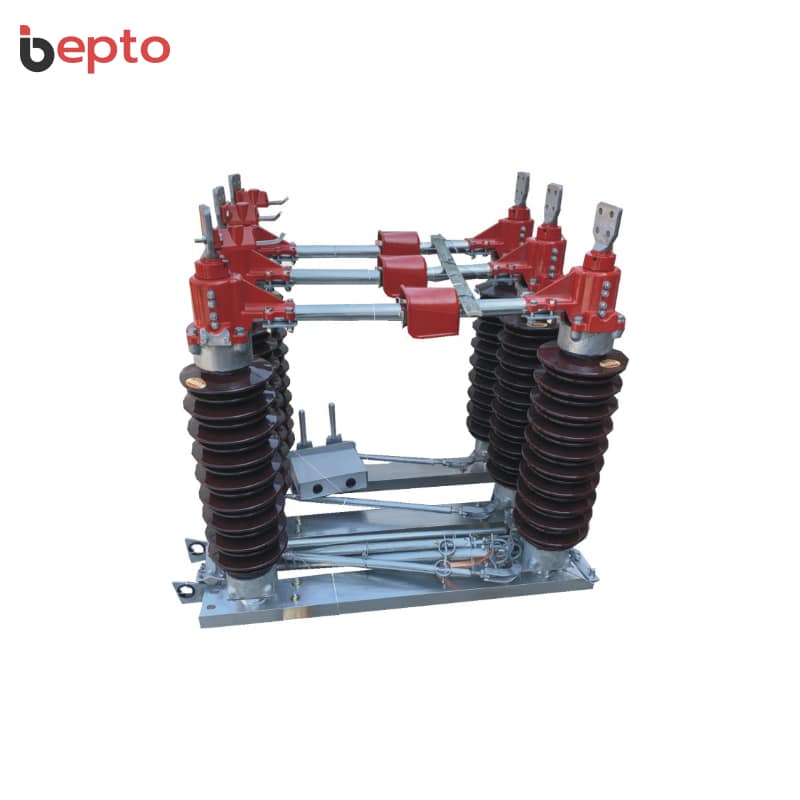 GW4 Outdoor AC HV Disconnector 72.5-126kV 50Hz - Soft Connection Terminal Type III Grounding Switch Mechanism Interlock Anti-Pollution Heavy Pollution