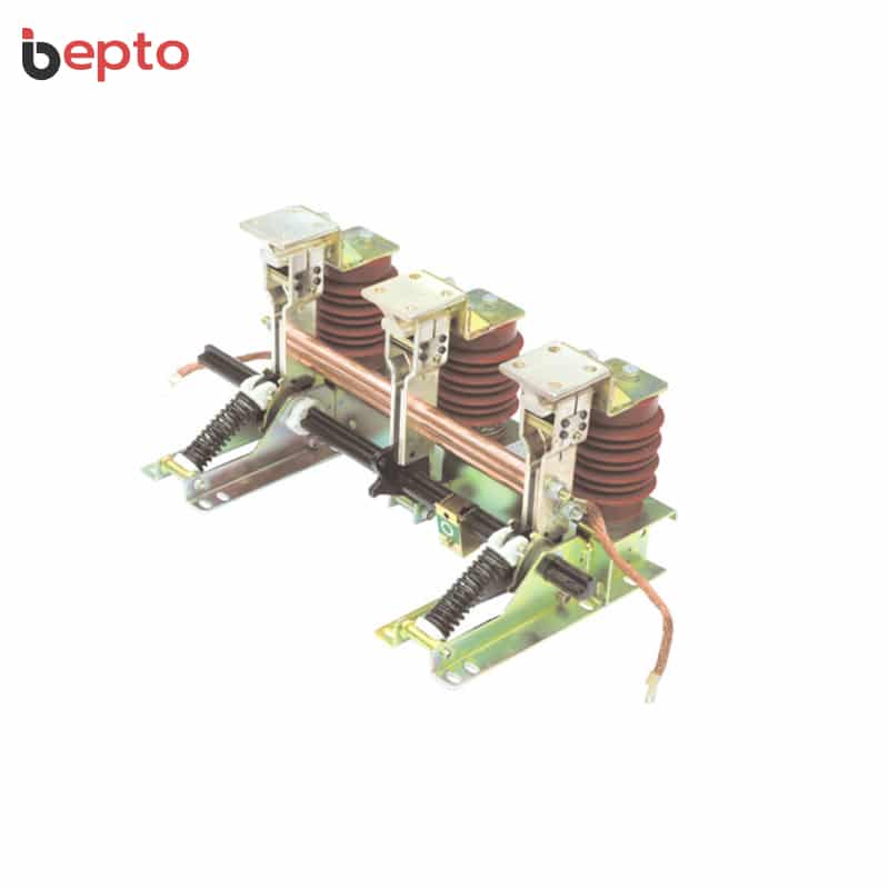 JN17-12-40 室內高壓交流接地開關 12kV 40kA - 中壓開關設備 接地刀 100kA 製造電流 42kV 電力頻率 75kV 閃電 手動式 電動式