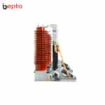 JN22-40.5-31.5 สวิตช์กราวด์แรงดันสูงภายในอาคาร 35-40.5kV 31.5kA - 80kA กระแสทำงาน 95kV ความถี่ไฟฟ้า 185kV กระแสฟ้า สวิตช์เกียร์ KYN รองรับ