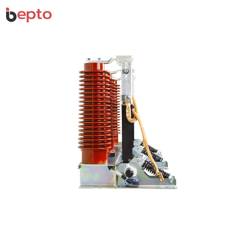 JN22-40.5-31.5 สวิตช์กราวด์แรงดันสูงภายในอาคาร 35-40.5kV 31.5kA - 80kA กระแสทำงาน 95kV ความถี่ไฟฟ้า 185kV กระแสฟ้า สวิตช์เกียร์ KYN รองรับ