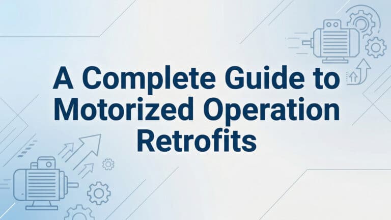 Guía completa para la adaptación de accionamientos motorizados