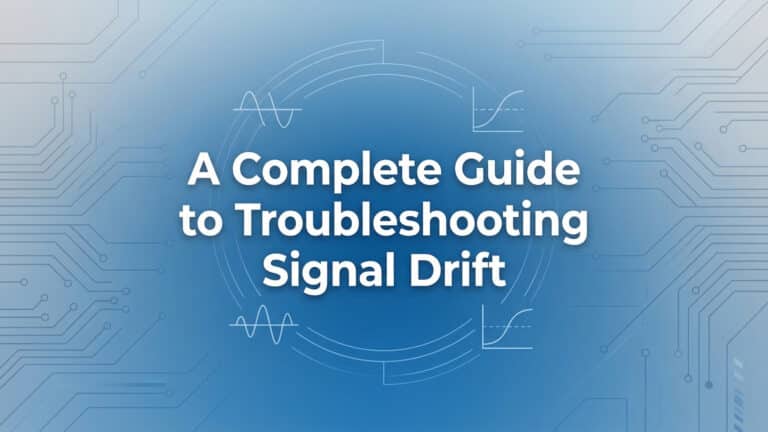訊號漂移疑難排解完整指南