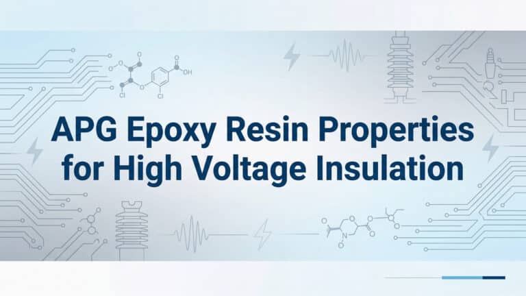 Propriedades da resina epóxi APG para isolamento de alta tensão