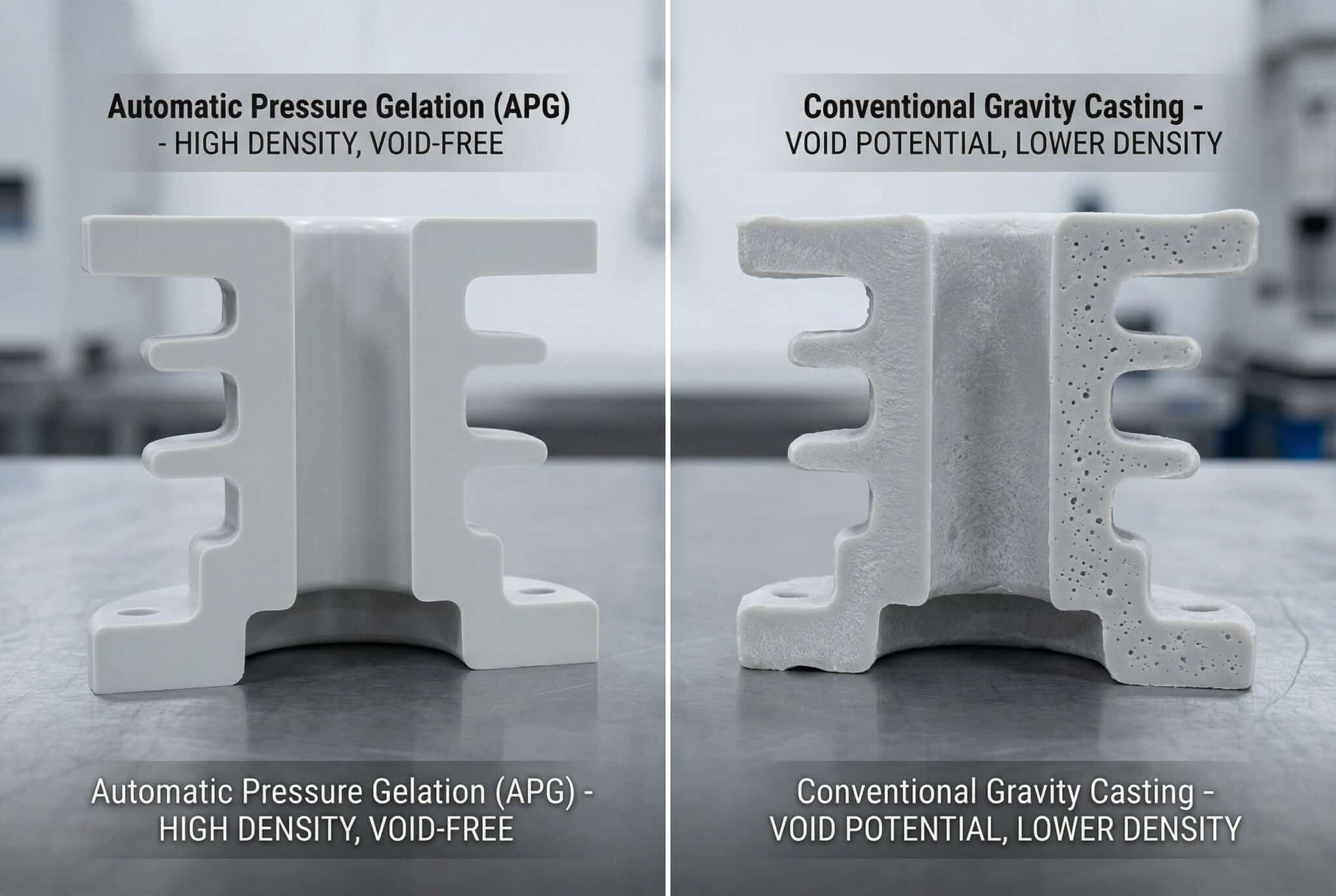Automatic Pressure Gelation Process Vs Conventional Casting - Bepto ...