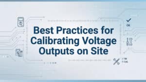 Best Practices for Calibrating Voltage Outputs on Site