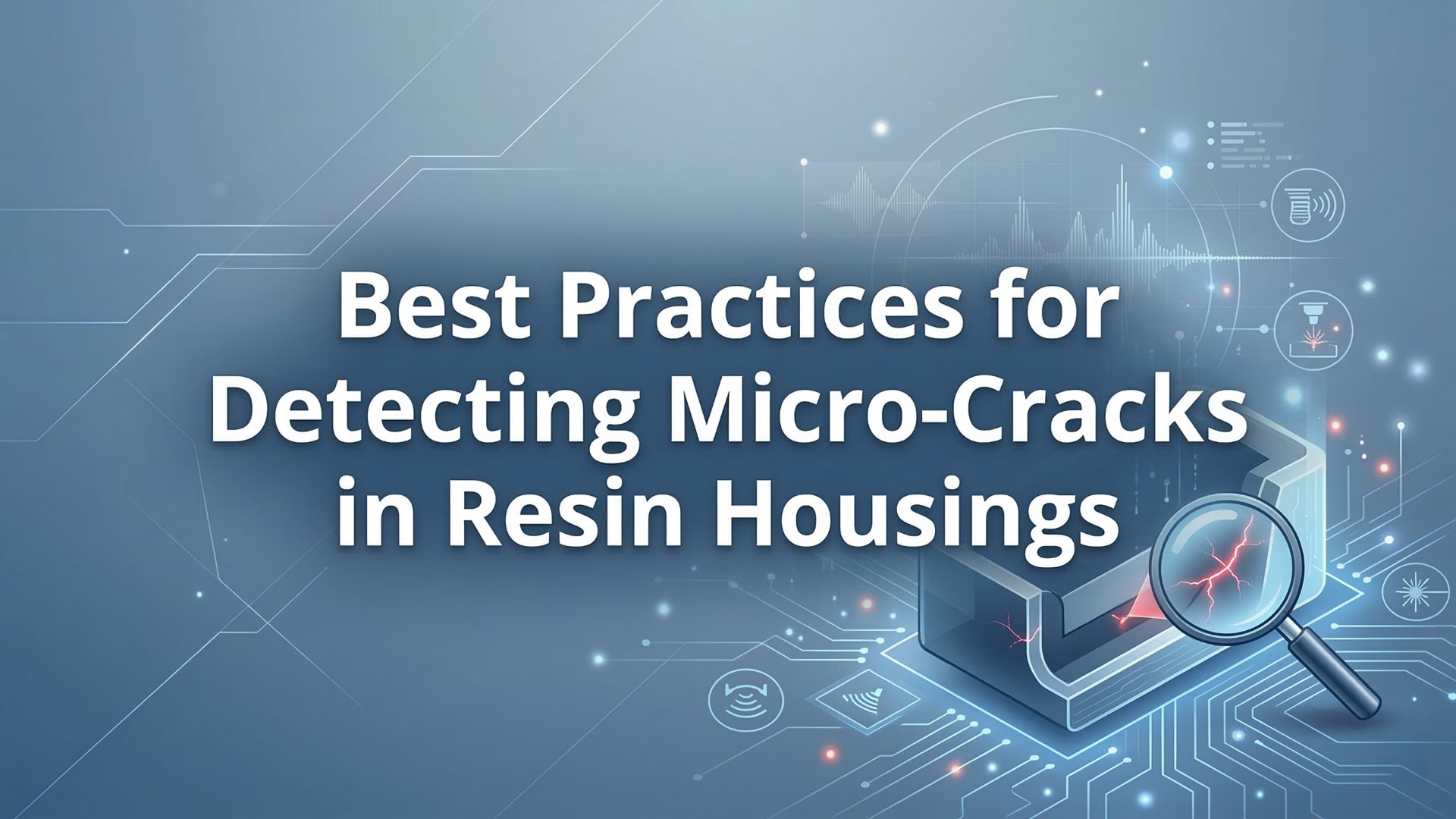 Bewährte Praktiken zur Erkennung von Mikrorissen in Harzgehäusen