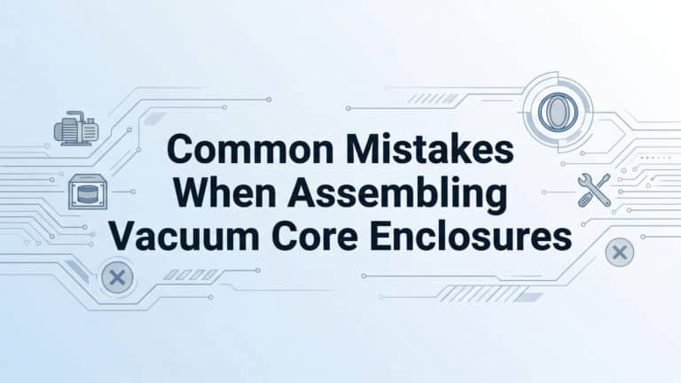 Erros comuns na montagem de gabinetes de núcleo a vácuo