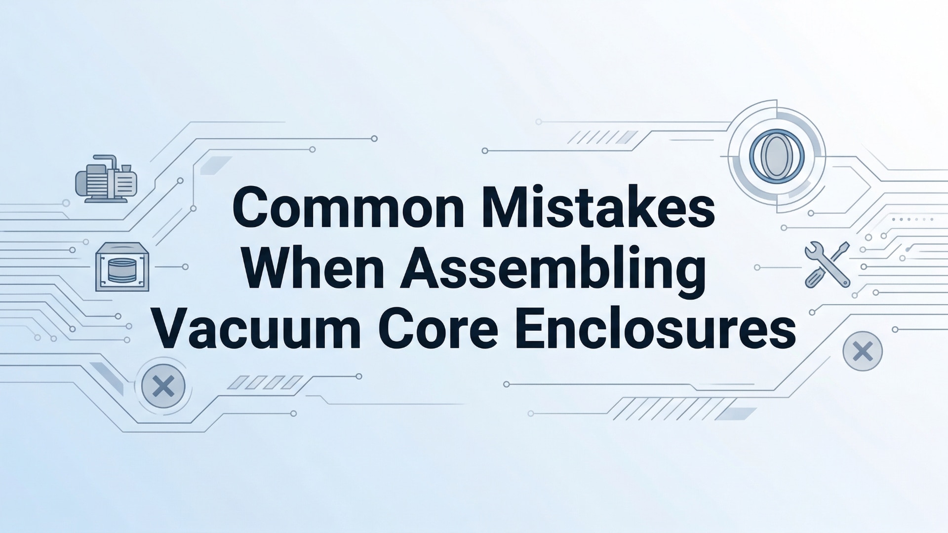 Common Mistakes When Assembling Vacuum Core Enclosures