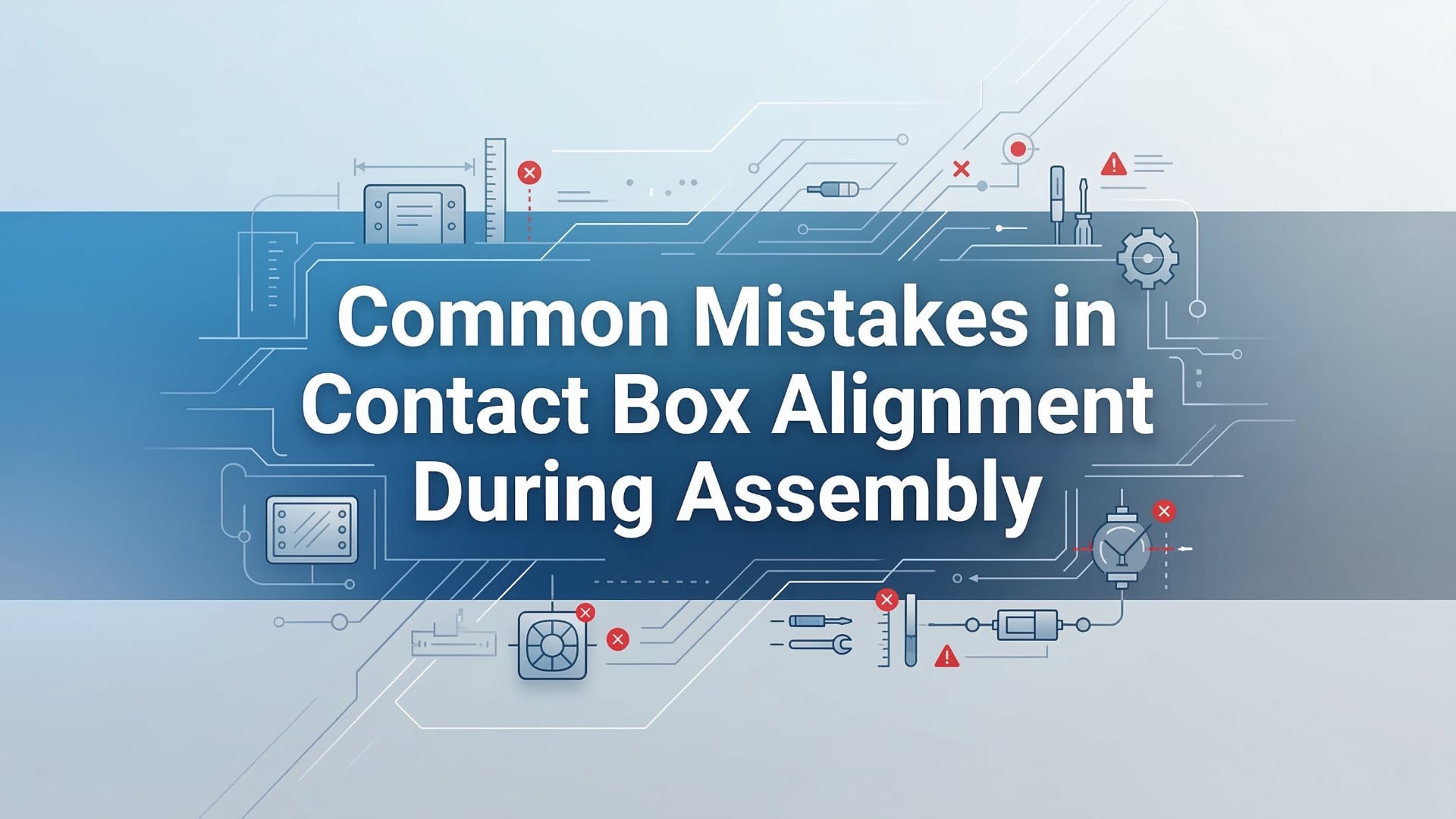 Häufige Fehler bei der Ausrichtung von Kontaktkästen während der Montage