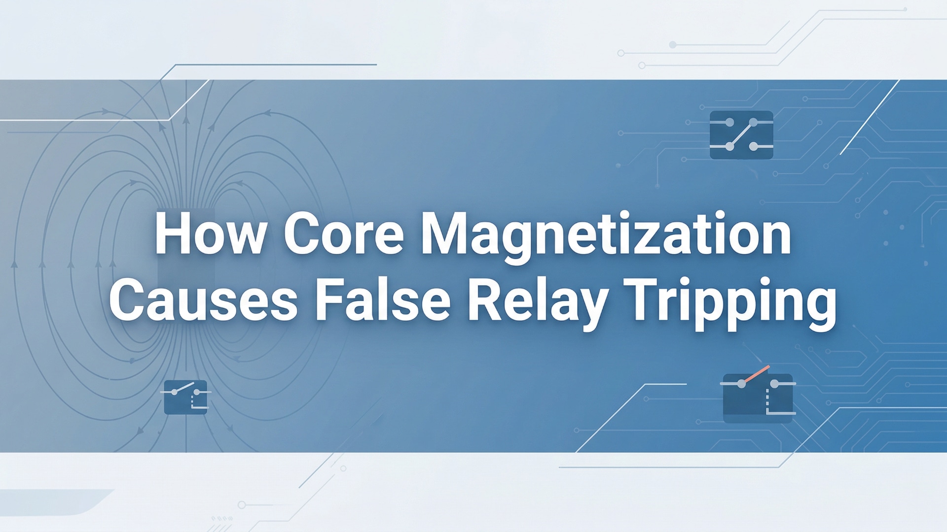How Core Magnetization Causes False Relay Tripping