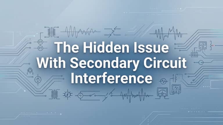 Vấn đề tiềm ẩn liên quan đến nhiễu mạch thứ cấp