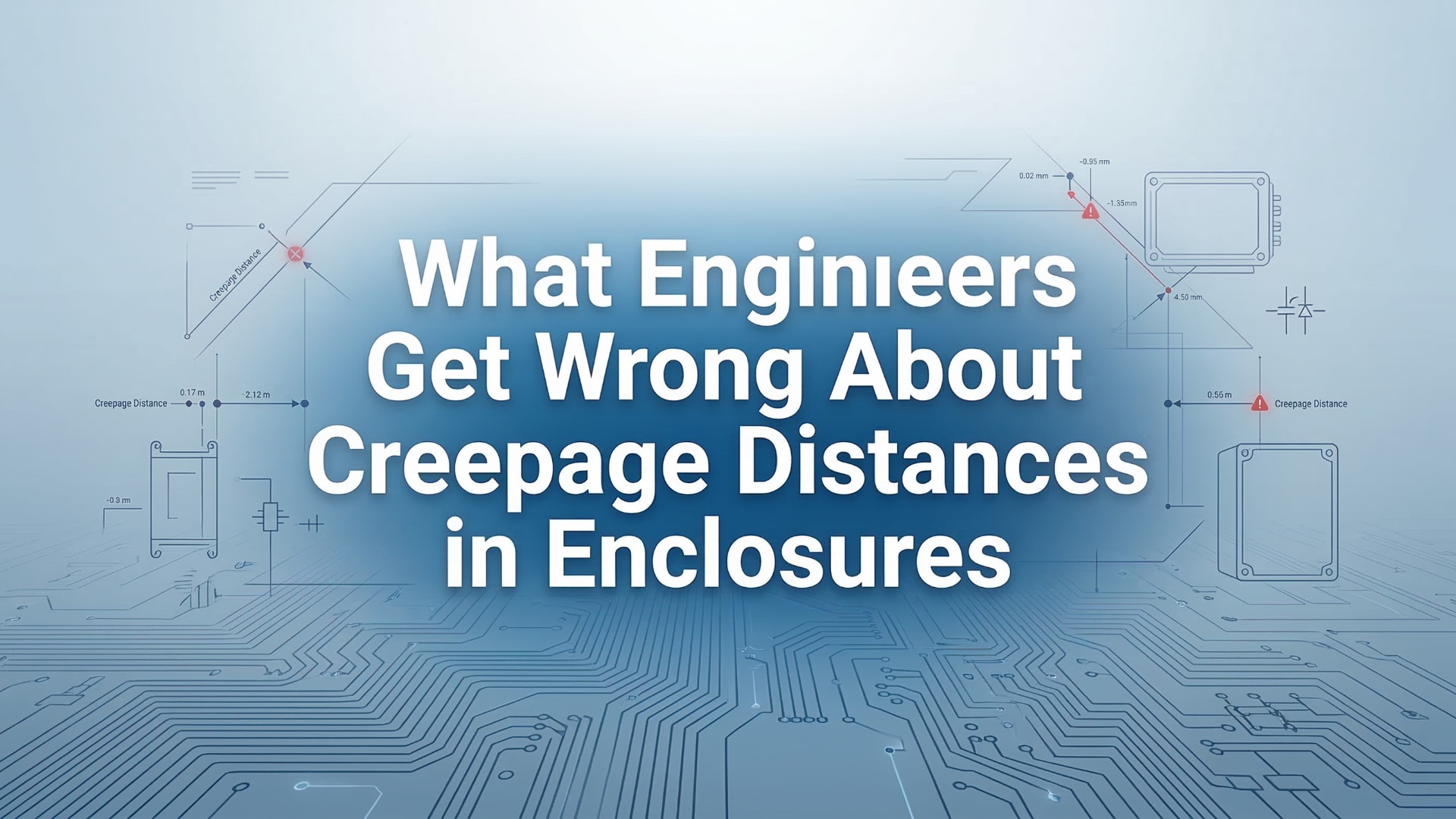 What Engineers Get Wrong About Creepage Distances in Enclosures