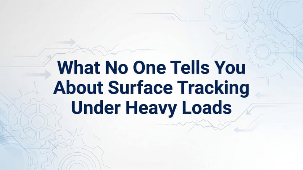 What No One Tells You About Surface Tracking Under Heavy Loads - Bepto ...