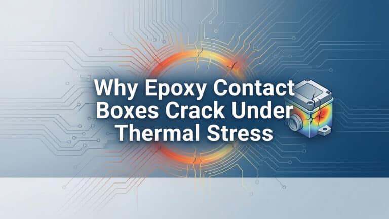 Why Epoxy Contact Boxes Crack Under Thermal Stress