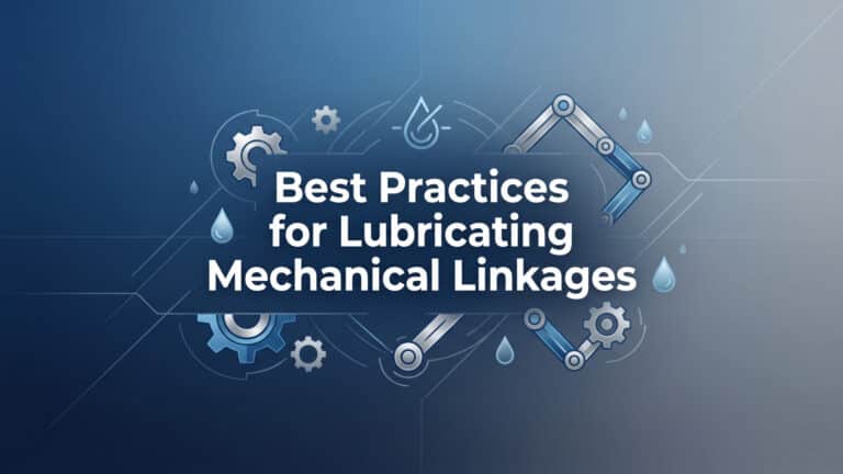 Mekanik Bağlantıların Yağlanması için En İyi Uygulamalar