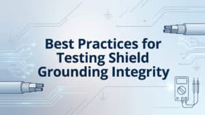 Best Practices for Testing Shield Grounding Integrity