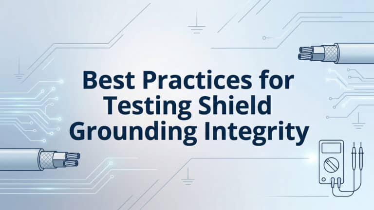 測試屏蔽接地完整性的最佳做法