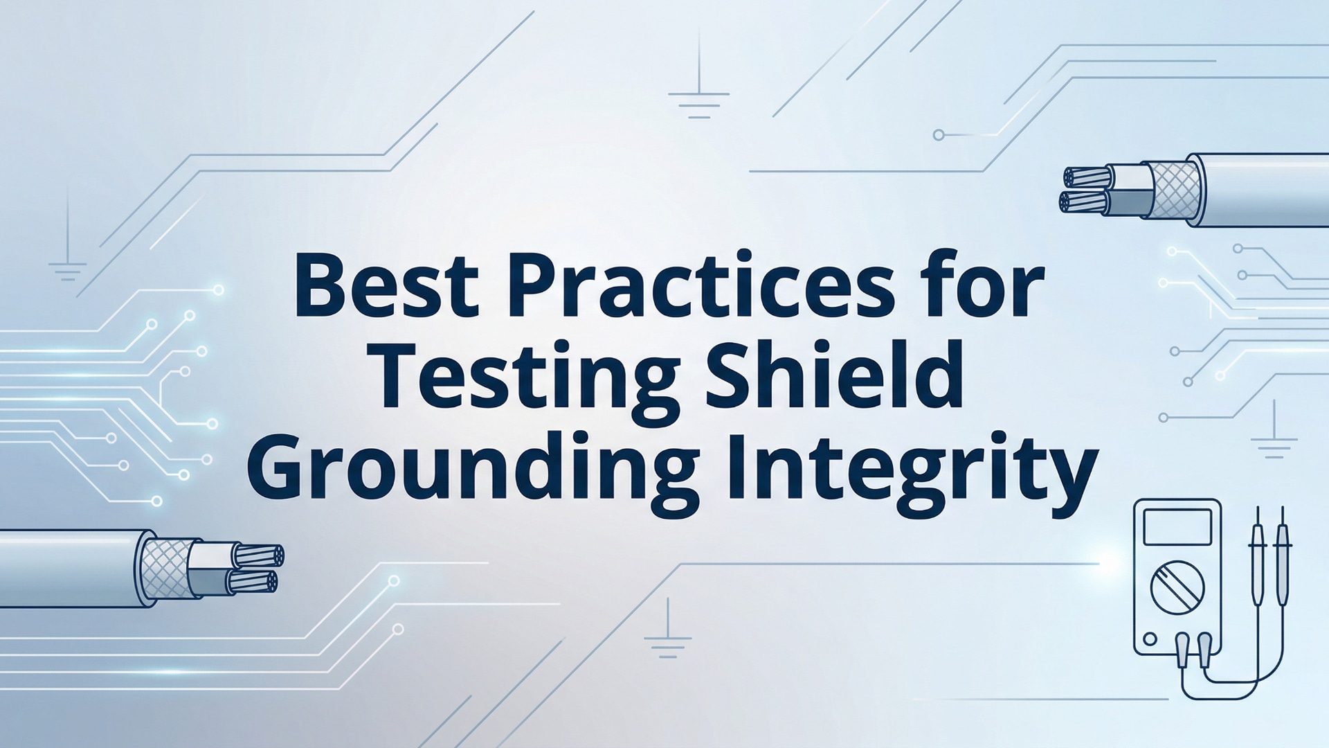 測試屏蔽接地完整性的最佳做法