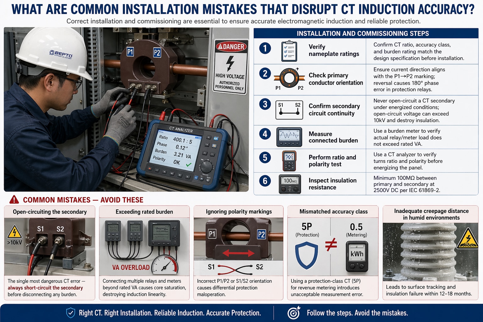 Ct Installation How Does Electromagnetic Induction Work In Current Transformers ...