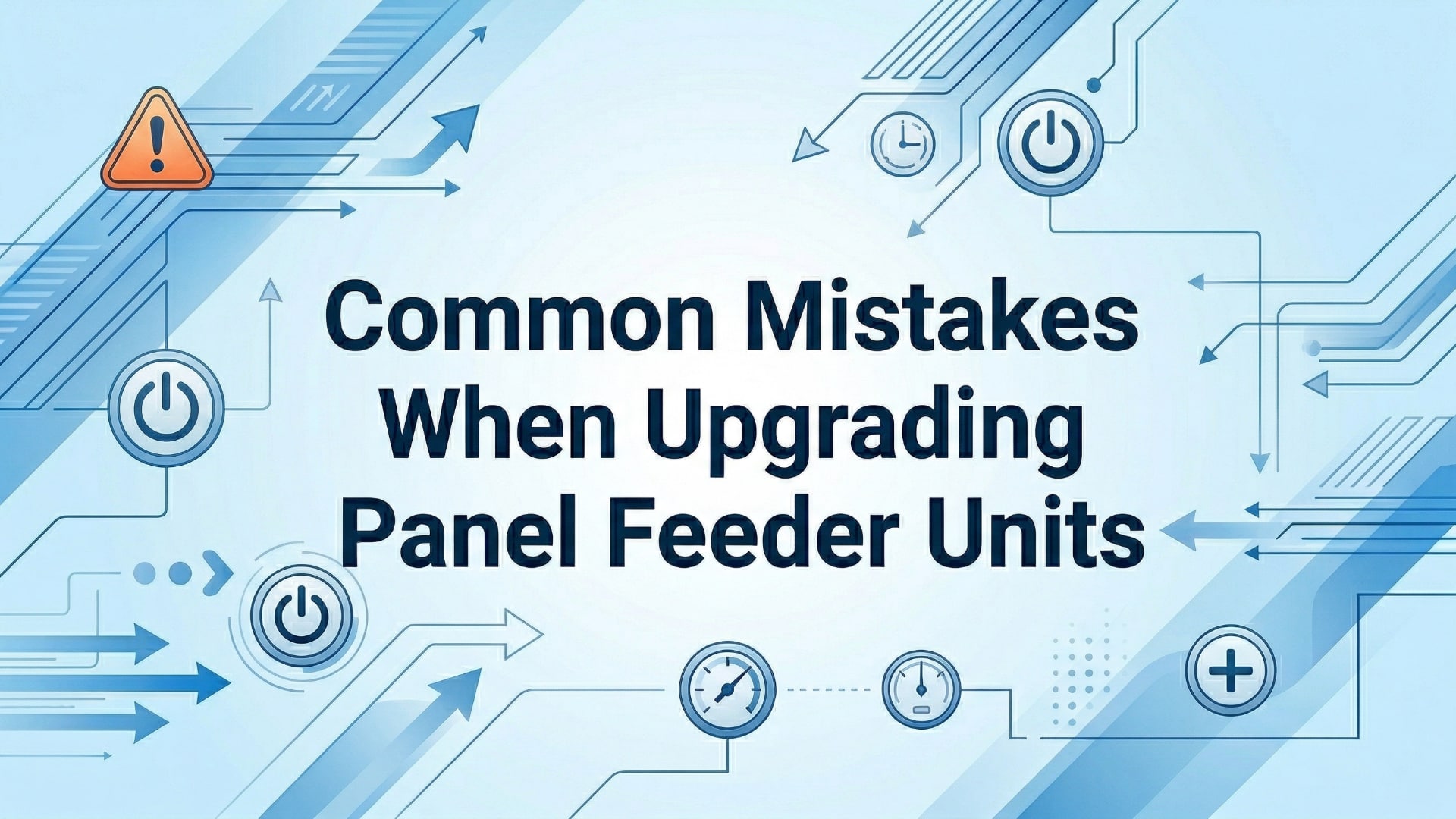 Common Mistakes When Upgrading Panel Feeder Units
