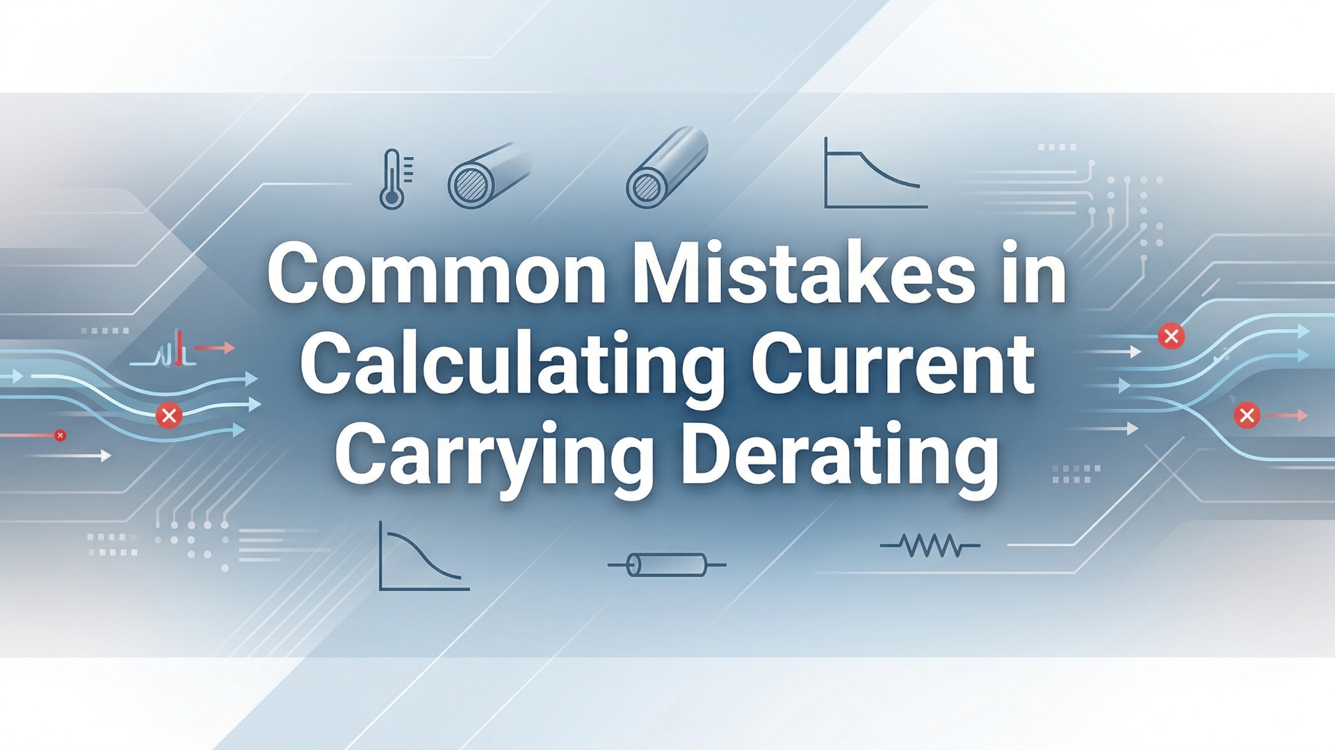 전류 운반 부하 경감 계산의 일반적인 실수