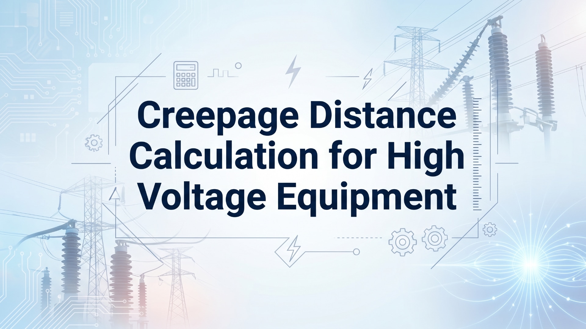 Creepage Distance Calculation for High Voltage Equipment