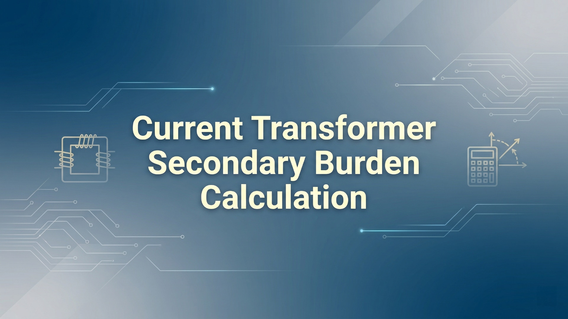 Current Transformer Secondary Burden Calculation