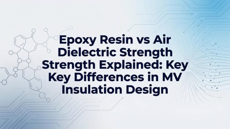 Epoksi Reçine ve Hava Dielektrik Dayanımı Açıklandı - OG İzolasyon Tasarımındaki Temel Farklılıklar