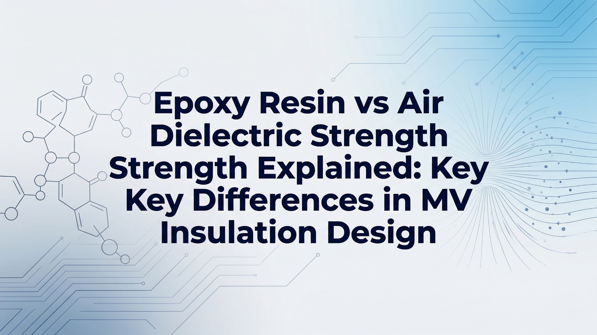Epoxy Resin vs Air Dielectric Strength Explained- Key Differences in MV Insulation Design