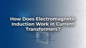 Cơ chế hoạt động của hiện tượng cảm ứng điện từ trong máy biến dòng là gì?