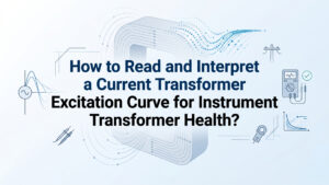 如何閱讀和詮釋電流互感器激磁曲線，以瞭解互感器的健康狀況？