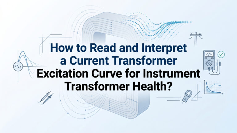 Enstrüman Transformatörü Sağlığı için Akım Transformatörü Uyarma Eğrisi Nasıl Okunur ve Yorumlanır?
