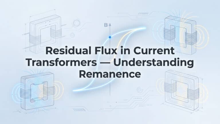 Residual Flux in Current Transformers — Understanding Remanence