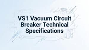 VS1 Vacuum Circuit Breaker Technical Specifications