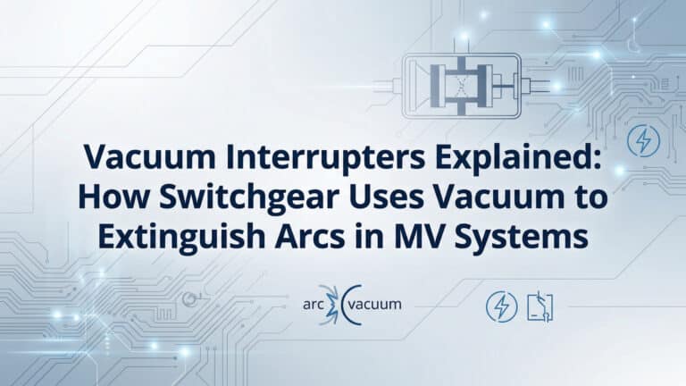 Vacuum Interrupters Explained- How Switchgear Uses Vacuum to Extinguish Arcs in MV Systems
