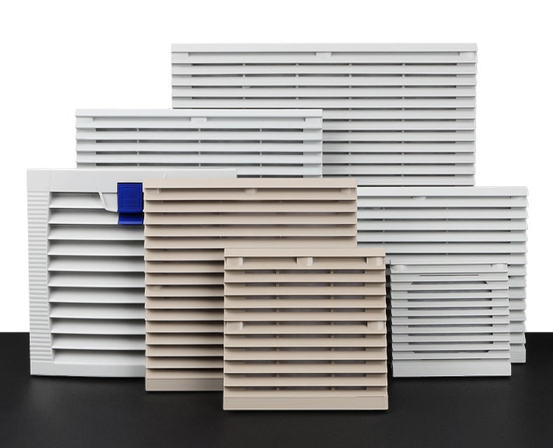 Belüftungsgitter für elektrische Schaltschränke