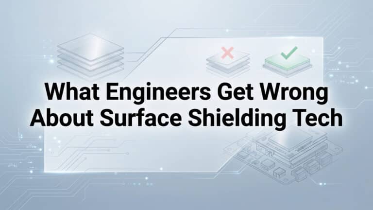 What Engineers Get Wrong About Surface Shielding Tech