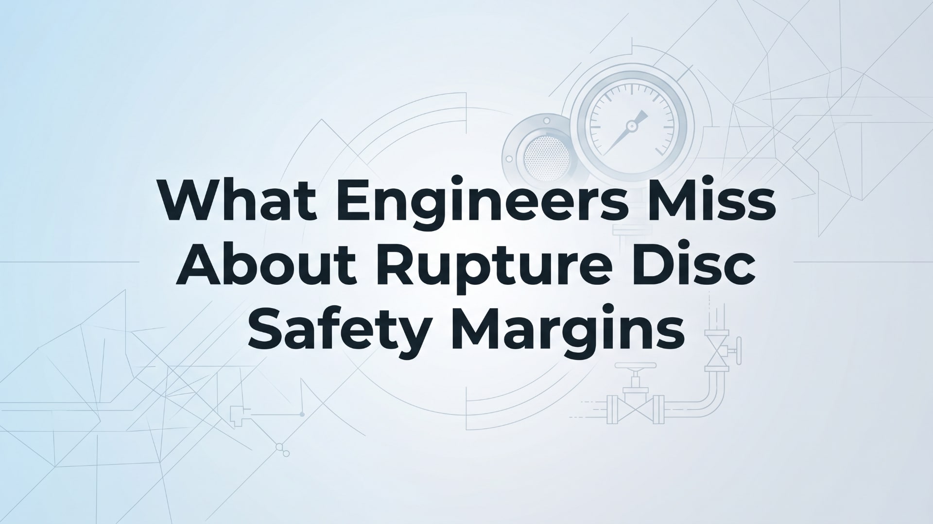 Was Ingenieure bei den Sicherheitsabständen von Berstscheiben übersehen