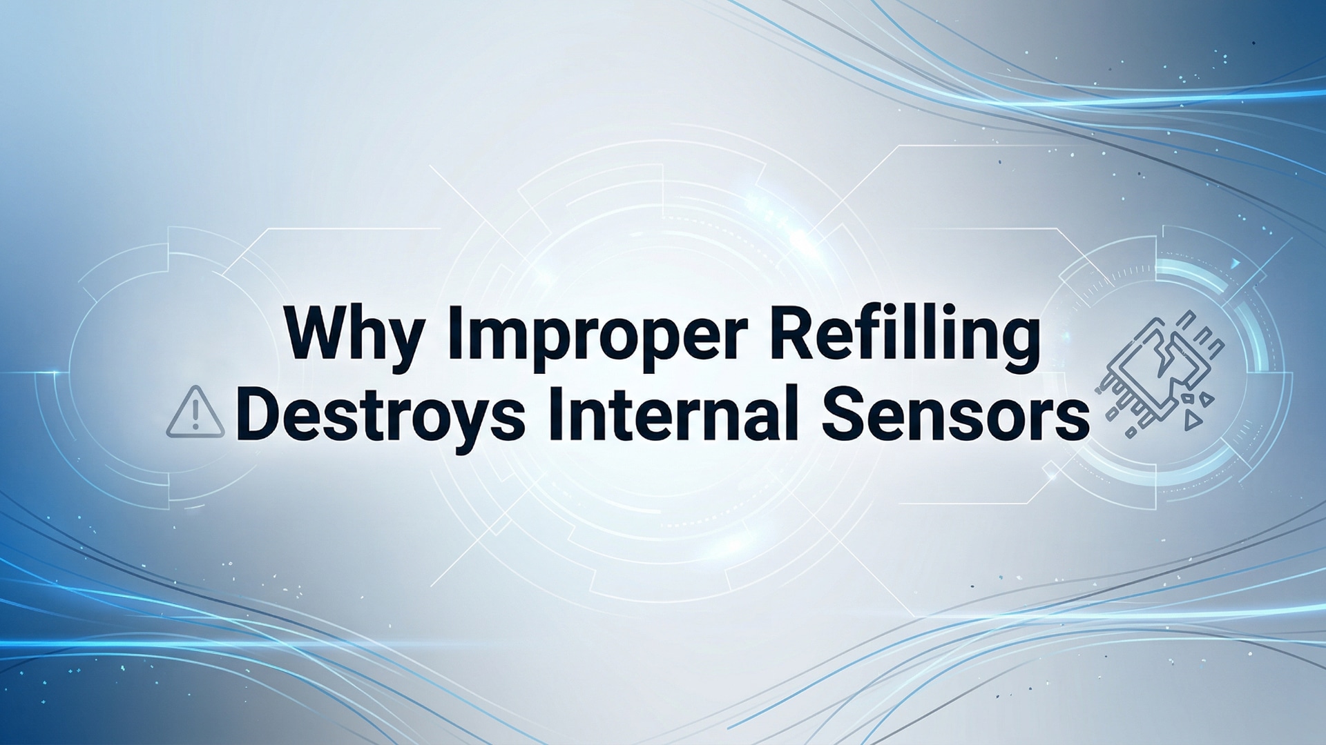 Why Improper Refilling Destroys Internal Sensors
