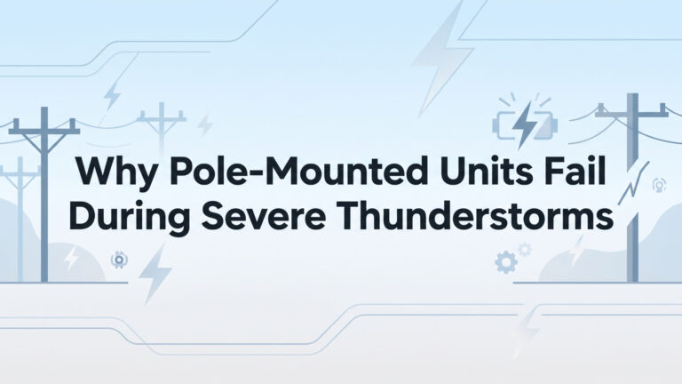 Почему монтируемые на столбах агрегаты выходят из строя во время сильных гроз